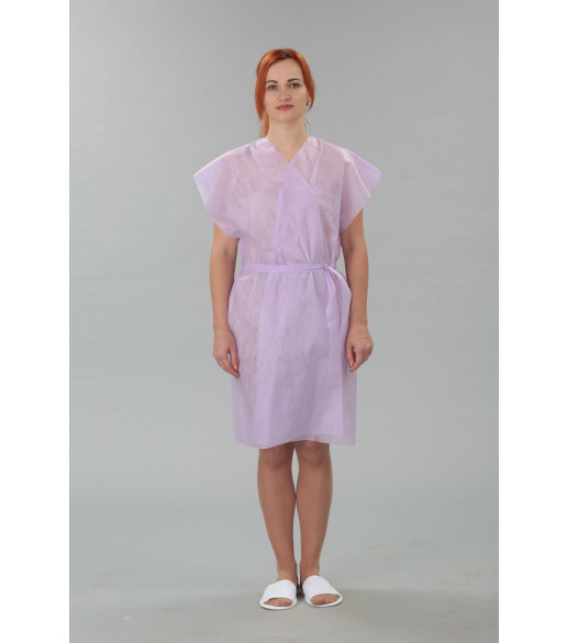 Халат-кимоно, короткий рукав, пл. 35 г/м2, цветной