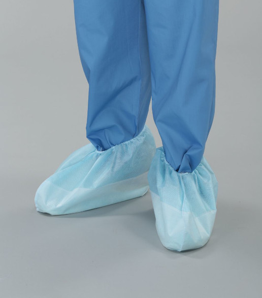 Бахилы низкие 25см. с двойной ламинированной подошвой, с резинкой, пл. 35/40