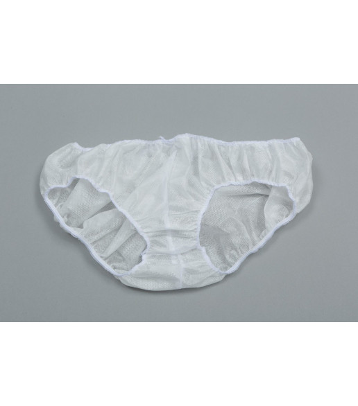 Трусы - плавки одноразовые женские, белые, пл. 40 г/м2