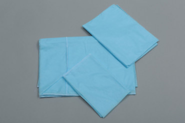 Комплект одноразового постельного белья, пл. СМС 25, инд/упак.